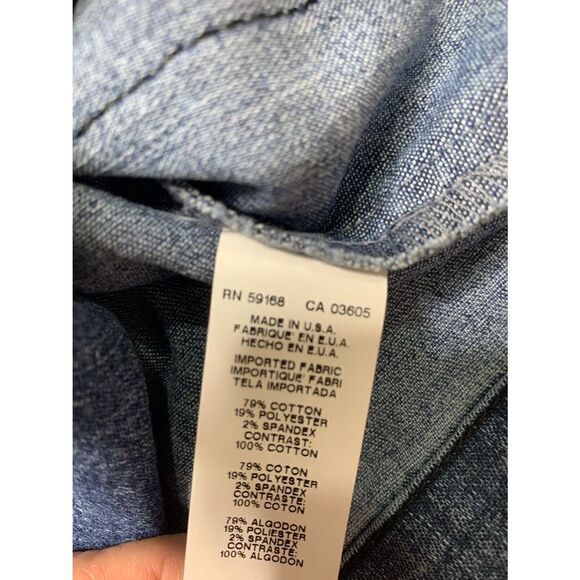 New. R.G KANE stretch patchwork denim skirt - Picture 10 of 10